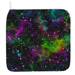 Abstract Dark Galaxy Space Print Hand Towel