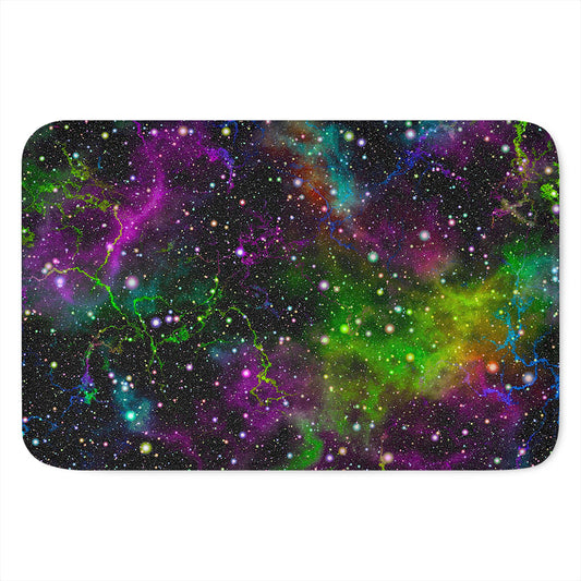 Abstract Dark Galaxy Space Print Indoor Door Mat