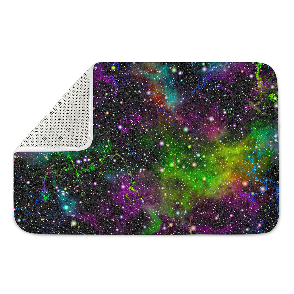 Abstract Dark Galaxy Space Print Indoor Door Mat
