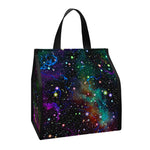Abstract Dark Galaxy Space Print Insulated Lunch Tote