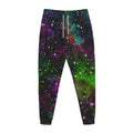 Abstract Dark Galaxy Space Print Jogger Pants