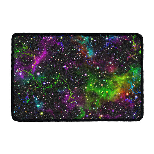 Abstract Dark Galaxy Space Print Kitchen Mat