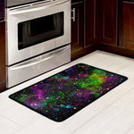 Abstract Dark Galaxy Space Print Kitchen Mat