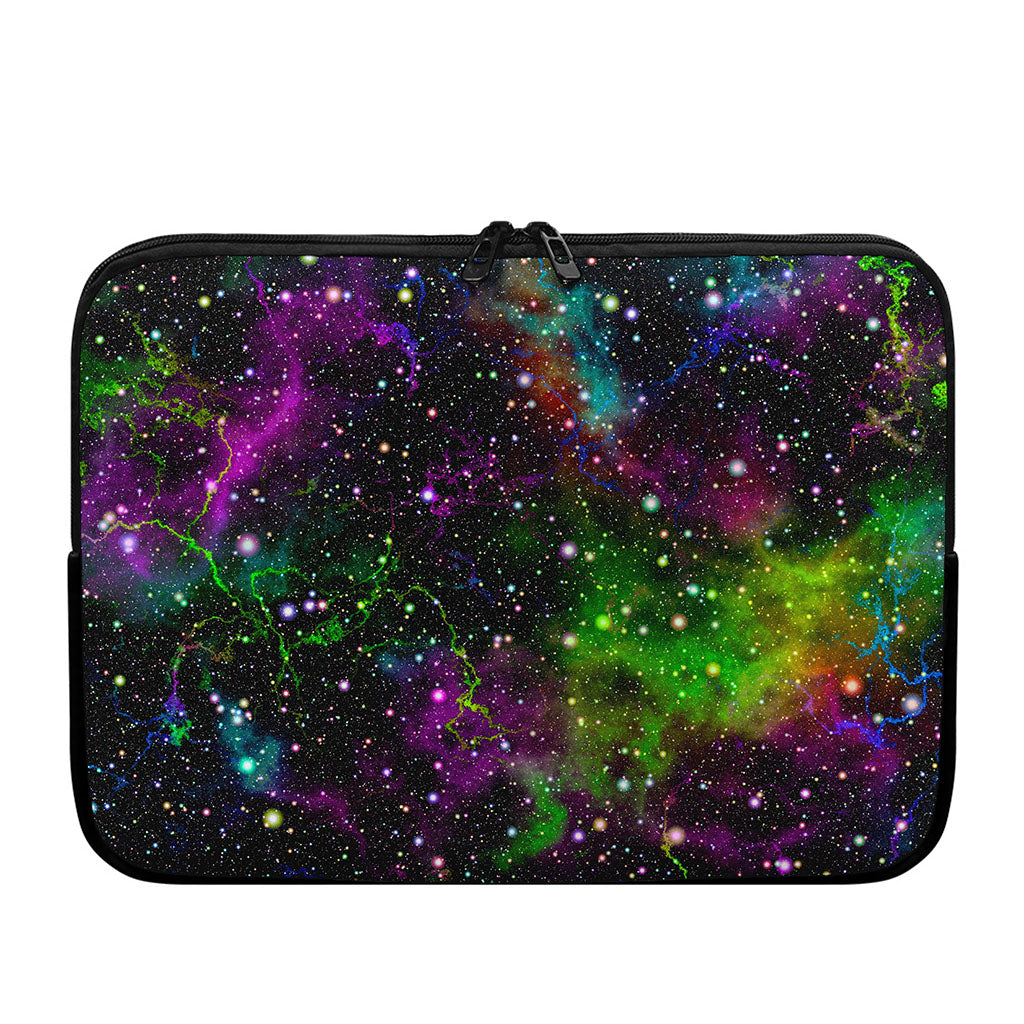 Abstract Dark Galaxy Space Print Laptop Sleeve