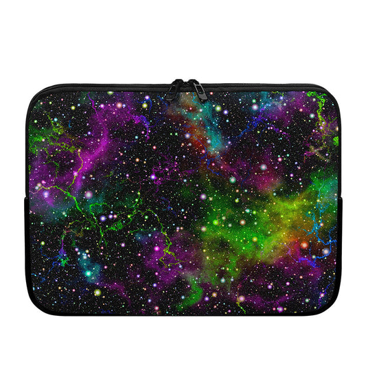 Abstract Dark Galaxy Space Print Laptop Sleeve