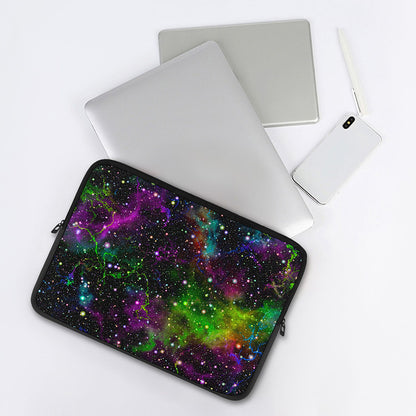 Abstract Dark Galaxy Space Print Laptop Sleeve
