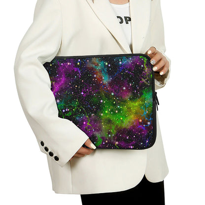 Abstract Dark Galaxy Space Print Laptop Sleeve