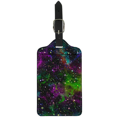 Abstract Dark Galaxy Space Print Luggage Tag