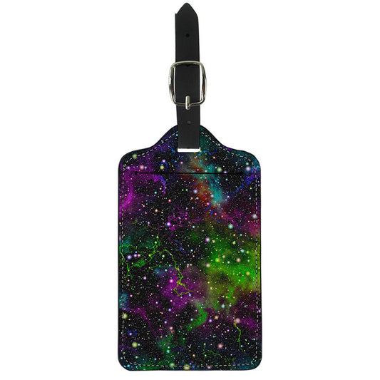 Abstract Dark Galaxy Space Print Luggage Tag