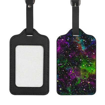 Abstract Dark Galaxy Space Print Luggage Tag