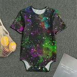 Abstract Dark Galaxy Space Print Men's Bodysuit