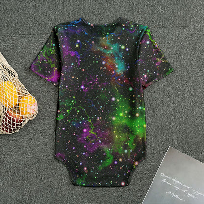 Abstract Dark Galaxy Space Print Men's Bodysuit