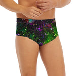 Abstract Dark Galaxy Space Print Men's Briefs