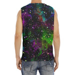 Abstract Dark Galaxy Space Print Men's Fitness Tank Top