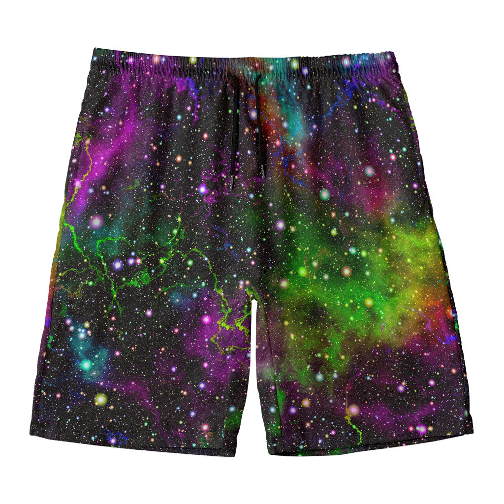 Abstract Dark Galaxy Space Print Men's Swim Trunks