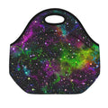 Abstract Dark Galaxy Space Print Neoprene Lunch Bag