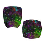 Abstract Dark Galaxy Space Print Office Chair Cover