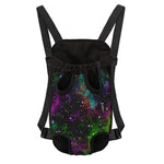 Abstract Dark Galaxy Space Print Pet Carrier Backpack