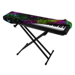 Abstract Dark Galaxy Space Print Piano Keyboard Cover
