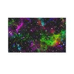 Abstract Dark Galaxy Space Print Polyester Flag