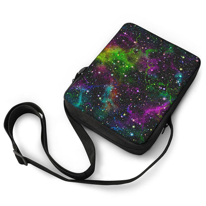 Abstract Dark Galaxy Space Print Rectangular Crossbody Bag