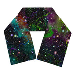 Abstract Dark Galaxy Space Print Scarf