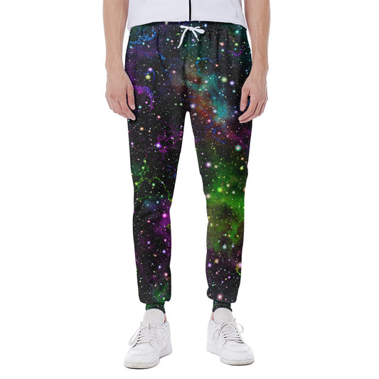Abstract Dark Galaxy Space Print Scuba Joggers