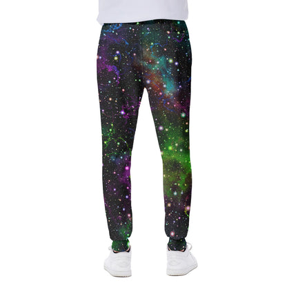 Abstract Dark Galaxy Space Print Scuba Joggers