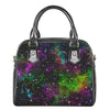 Abstract Dark Galaxy Space Print Shoulder Handbag