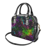 Abstract Dark Galaxy Space Print Shoulder Handbag