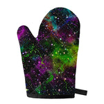 Abstract Dark Galaxy Space Print Single Oven Mitt