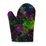 Abstract Dark Galaxy Space Print Single Oven Mitt