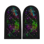 Abstract Dark Galaxy Space Print Skillet Handle Cover