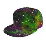 Abstract Dark Galaxy Space Print Snapback Cap