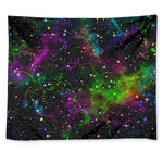 Abstract Dark Galaxy Space Print Tapestry