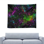 Abstract Dark Galaxy Space Print Tapestry