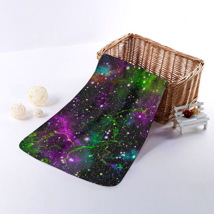 Abstract Dark Galaxy Space Print Towel