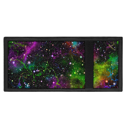 Abstract Dark Galaxy Space Print Trifold Wallet