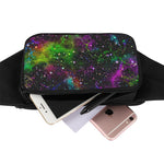 Abstract Dark Galaxy Space Print Waist Bag