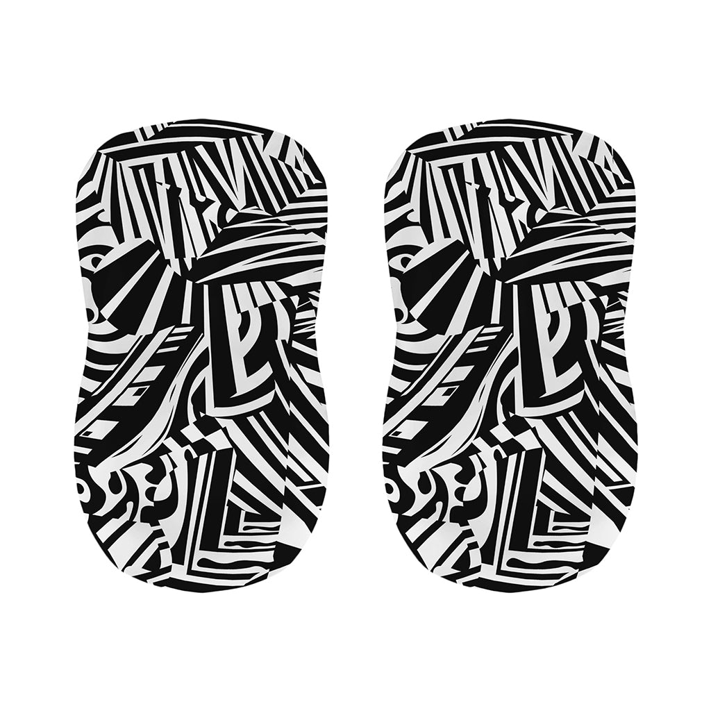 Abstract Dazzle Pattern Print Bar Stool Covers