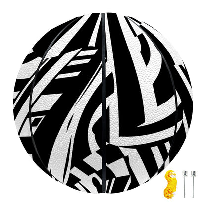 Abstract Dazzle Pattern Print Basketball