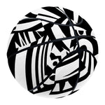 Abstract Dazzle Pattern Print Basketball