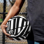 Abstract Dazzle Pattern Print Basketball