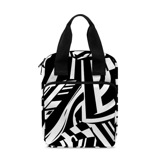 Abstract Dazzle Pattern Print Bible Tote Bag