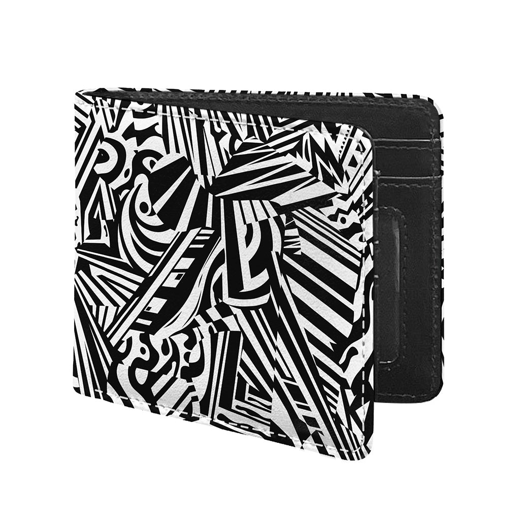 Abstract Dazzle Pattern Print Bifold Wallet