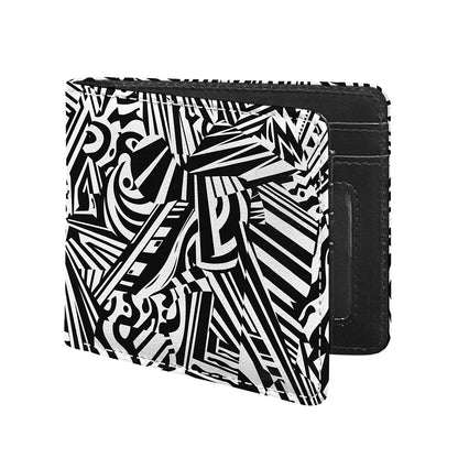 Abstract Dazzle Pattern Print Bifold Wallet
