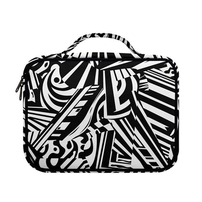 Abstract Dazzle Pattern Print Briefcase Bible Bag