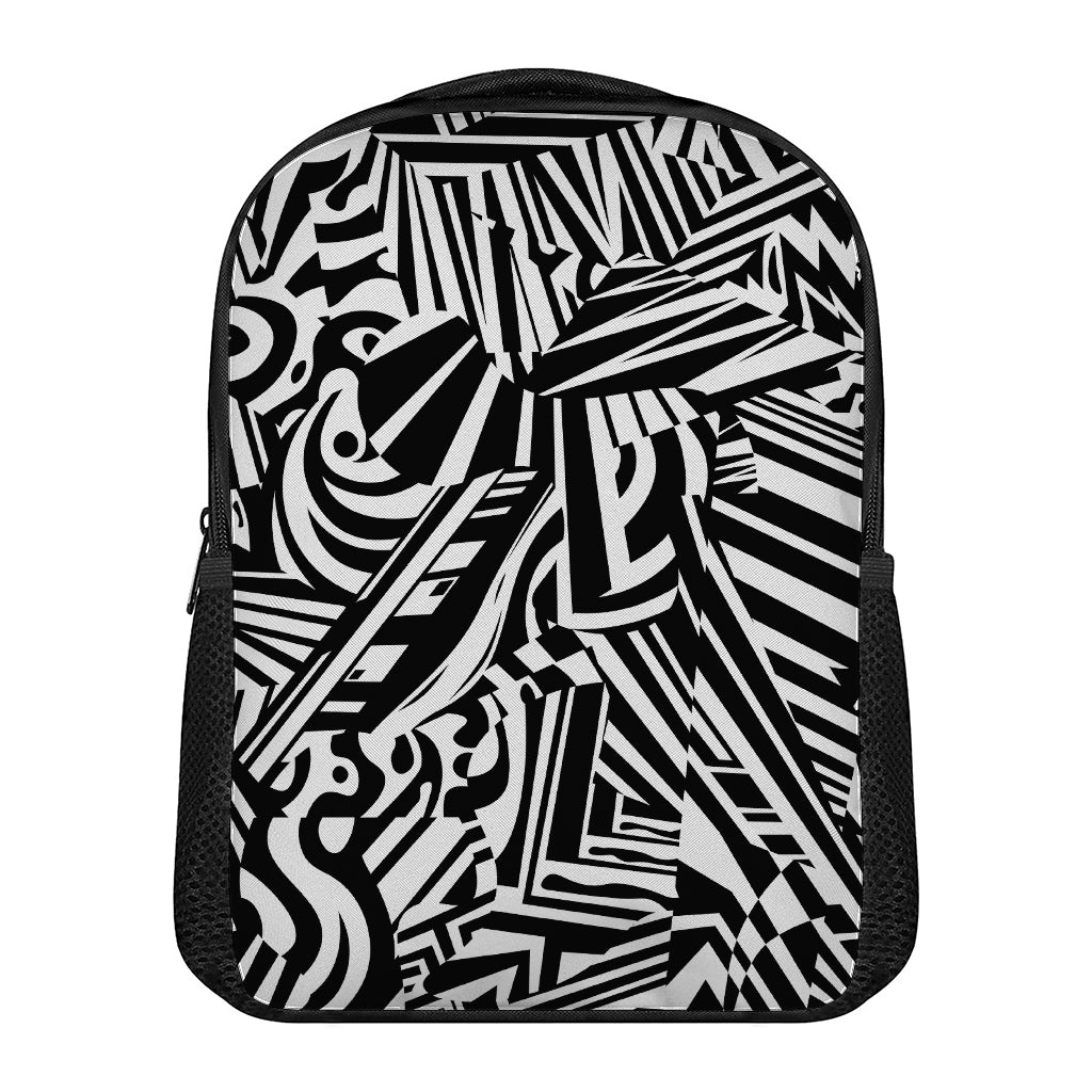 Abstract Dazzle Pattern Print Casual Backpack