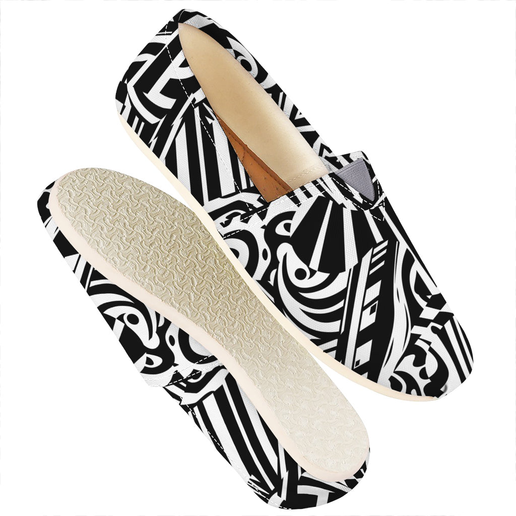 Abstract Dazzle Pattern Print Casual Shoes