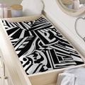 Abstract Dazzle Pattern Print Changing Pad Cover